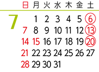 2019年7月